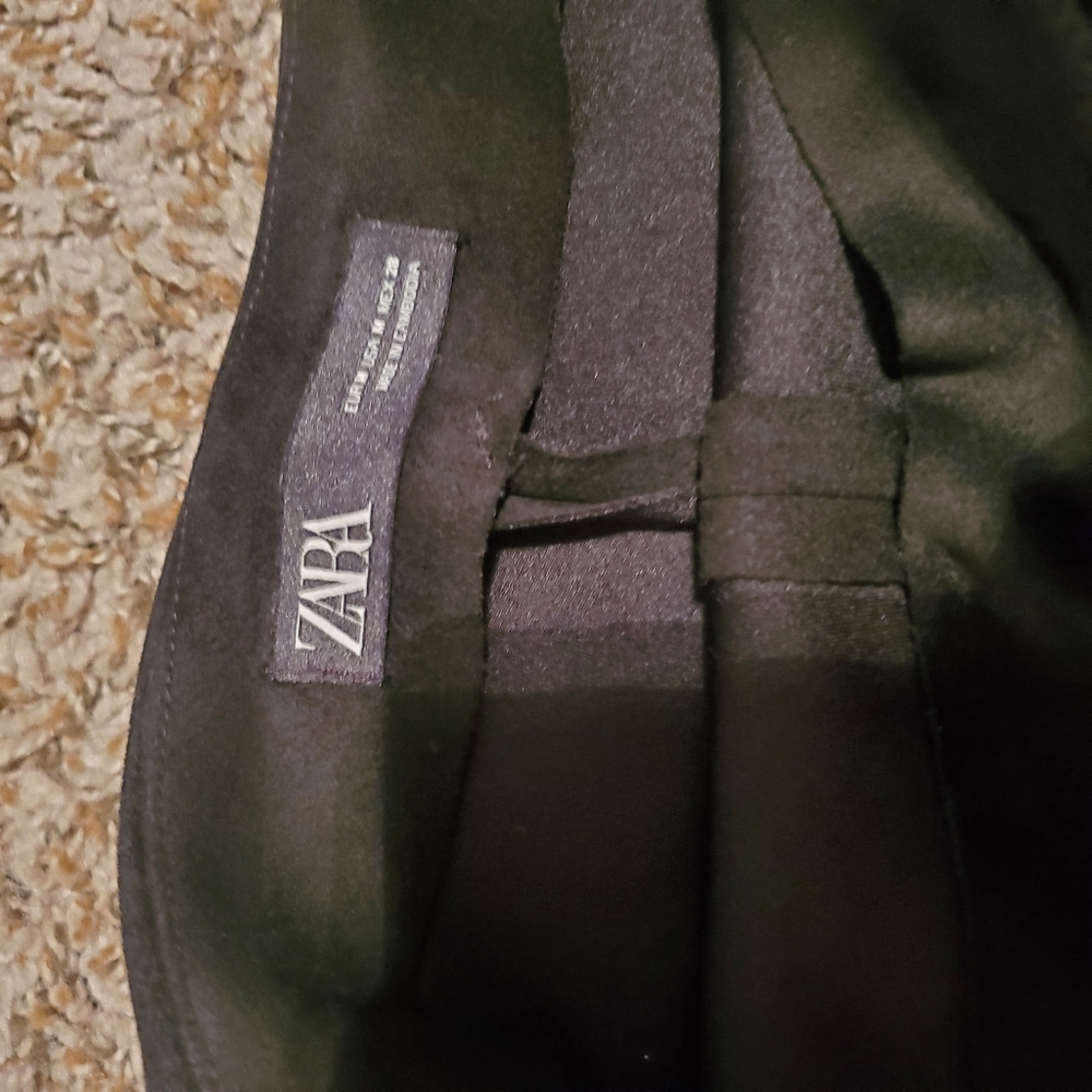 Zara Faux Suede Skort with Side Knot - Picture 5 of 11
